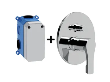 EGO - F5762 - Recessed single handle shower tap with diverter by Rubinetteria Giulini - view 2